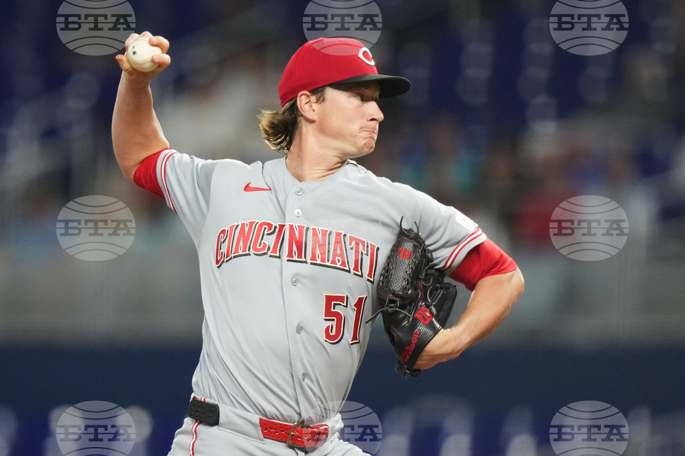 Reds Marlins Baseball