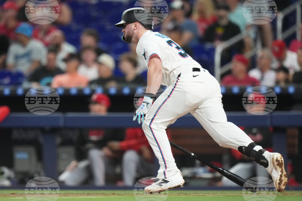 Reds Marlins Baseball