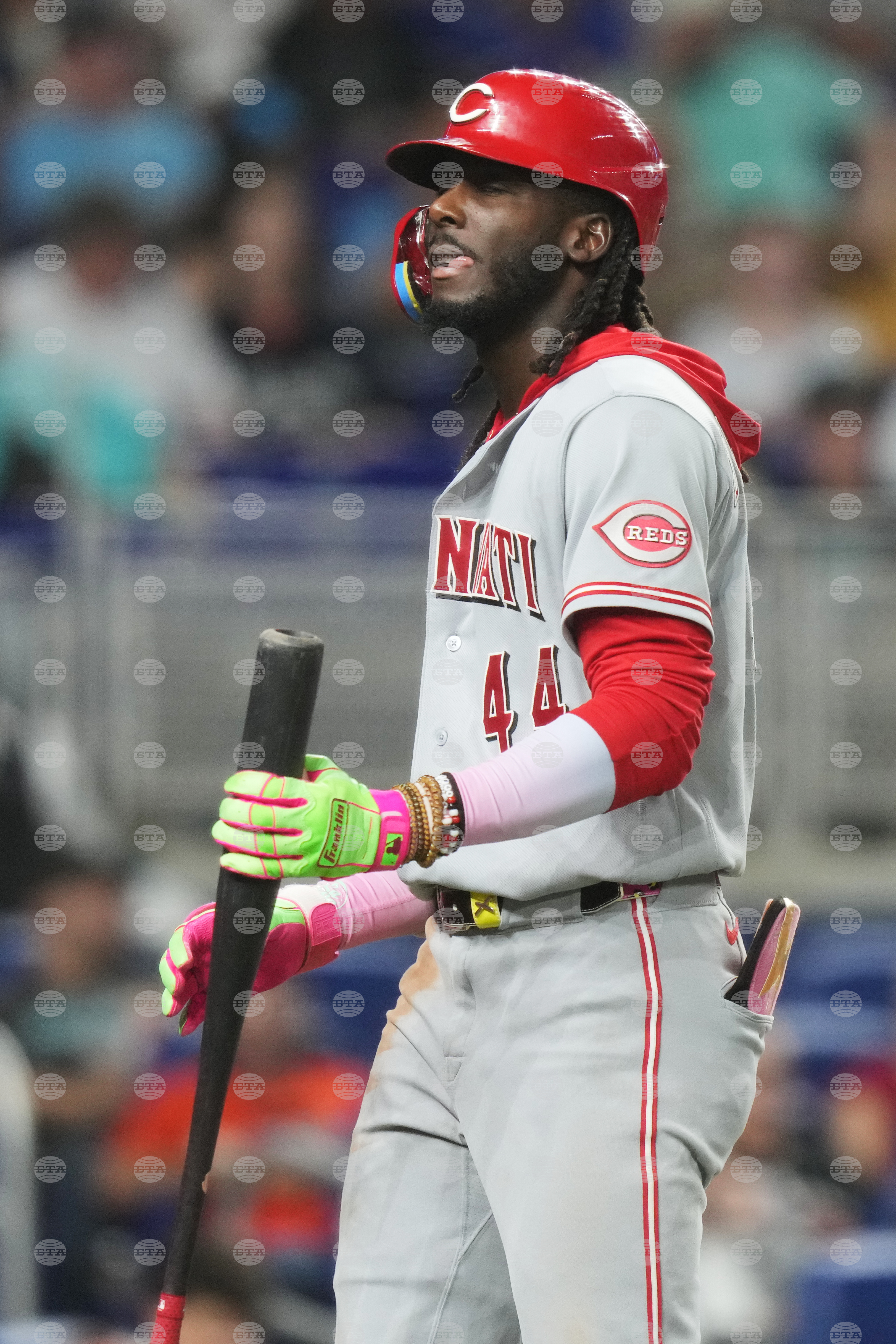 Reds Marlins Baseball