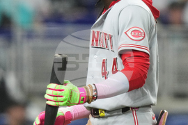 Reds Marlins Baseball