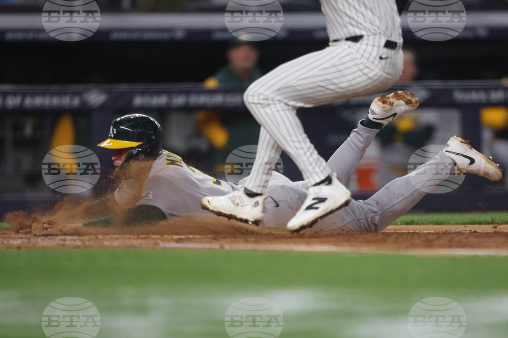 Athletics Yankees Baseball