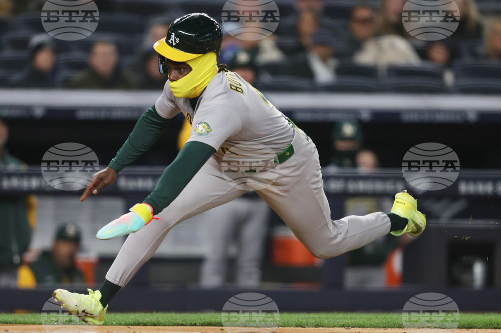Athletics Yankees Baseball