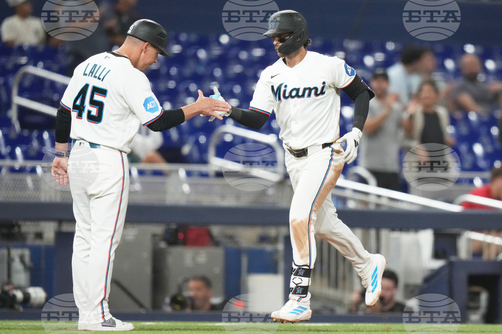Reds Marlins Baseball