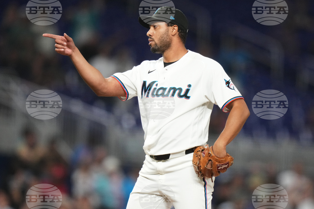 Reds Marlins Baseball