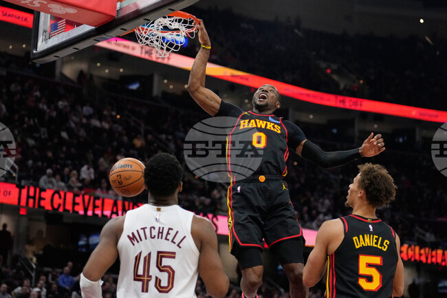 APTOPIX Hawks Cavaliers Basketball