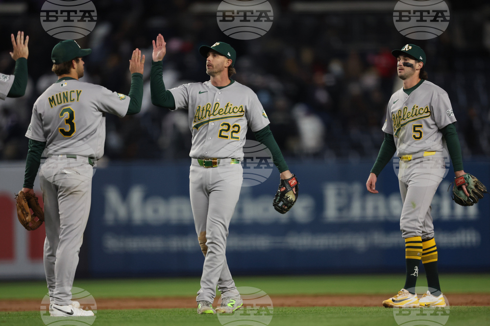 Athletics Yankees Baseball