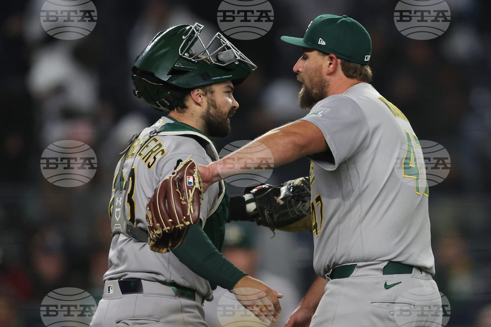 Athletics Yankees Baseball