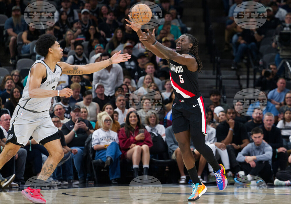 Trail Blazers Spurs Basketball