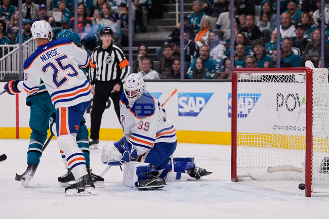 Oilers Sharks Hockey