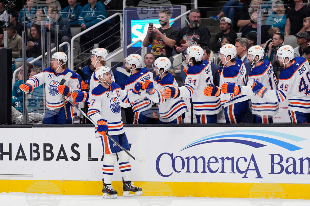 Oilers Sharks Hockey