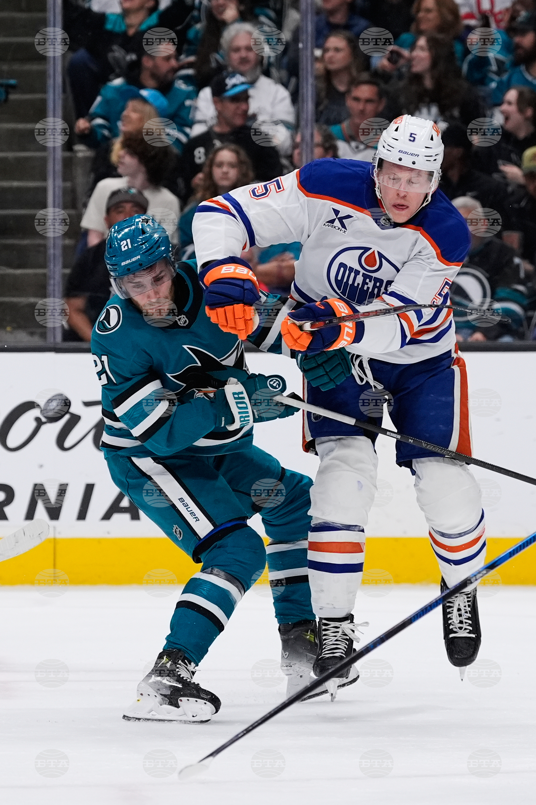 Oilers Sharks Hockey