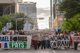 Iran US Israel War Protest