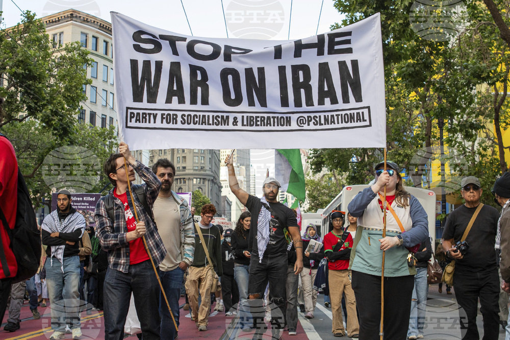 Iran US Israel War Protest