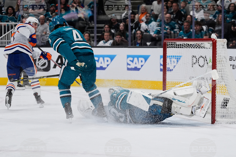 Oilers Sharks Hockey