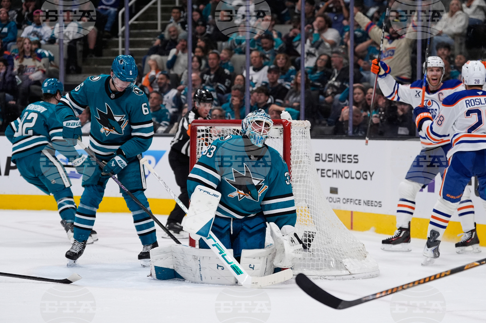 Oilers Sharks Hockey