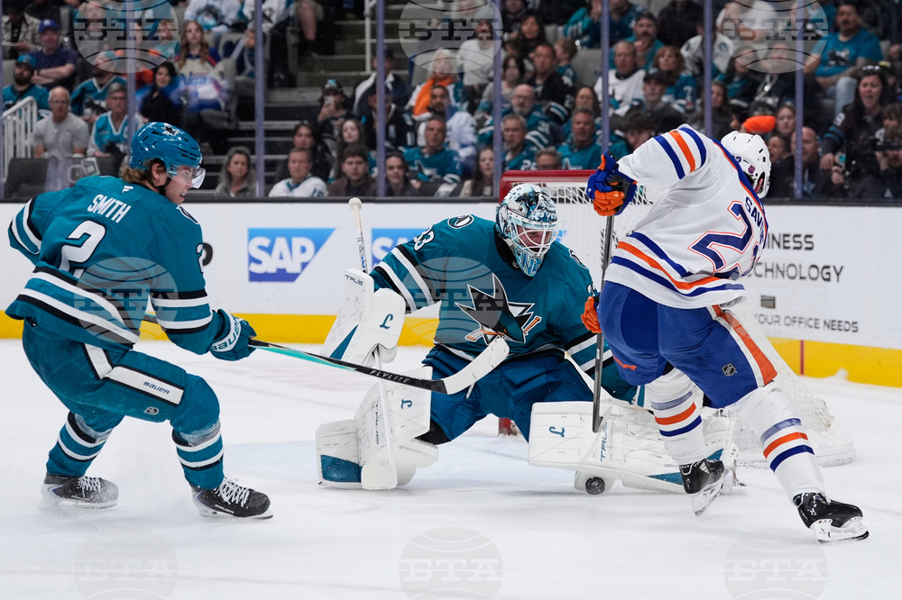Oilers Sharks Hockey