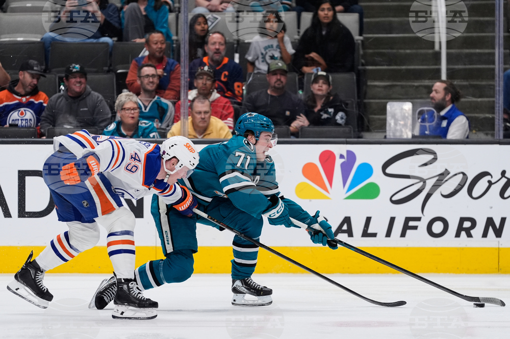Oilers Sharks Hockey