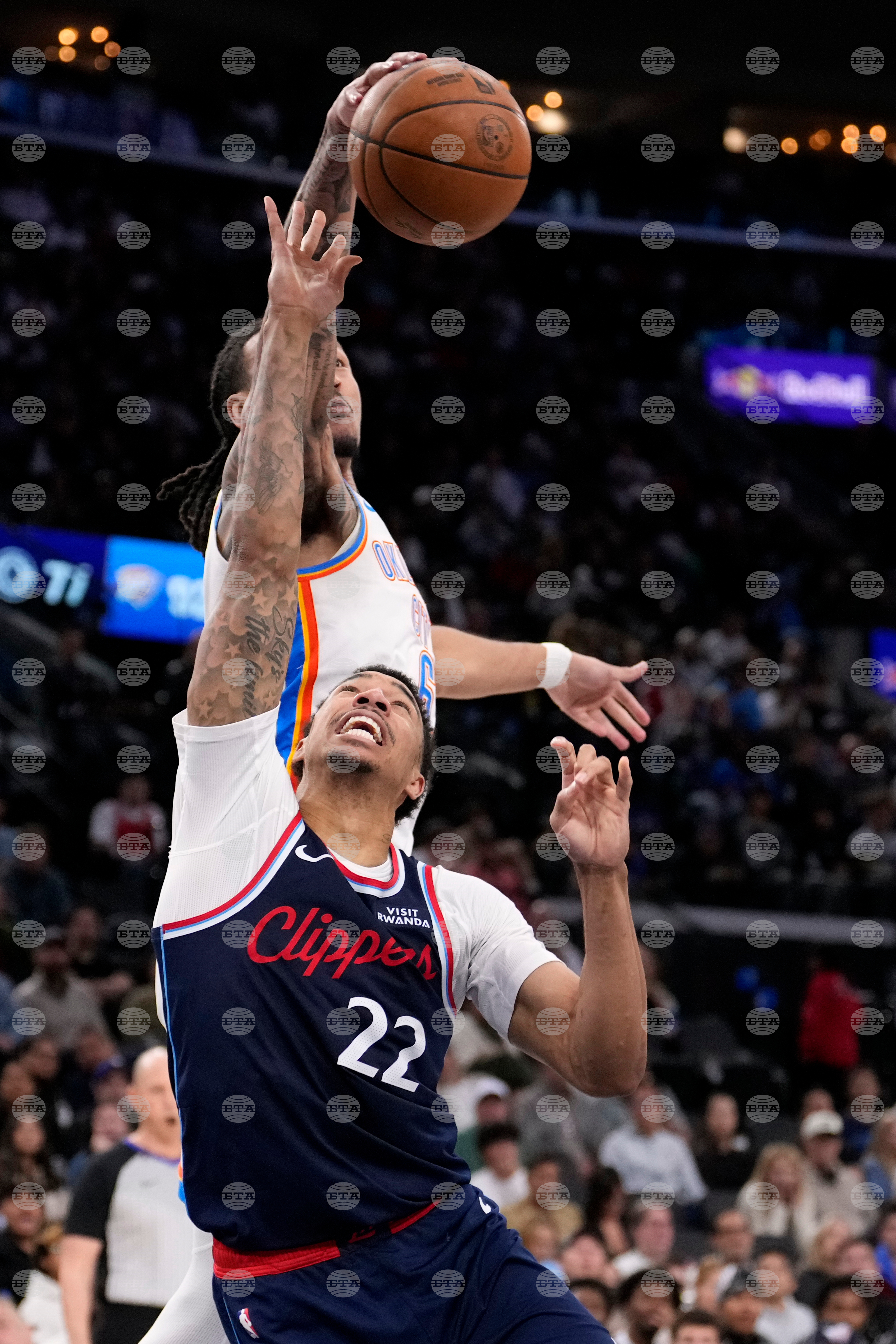 Thunder Clippers Basketball