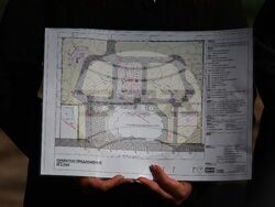 Ремонт на Дебърската градина - първа копка