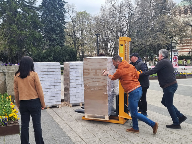 Плевен - получаване на бюлетини - избори