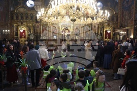 Holy Thursday - Service - Church of St, Nedelya - Sofia - Patriarch Daniil