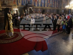 Holy Thursday - Service - Church of St, Nedelya - Sofia - Patriarch Daniil