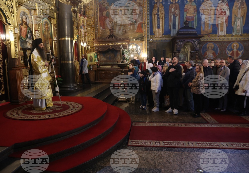 Holy Thursday - Service - Church of St, Nedelya - Sofia - Patriarch Daniil