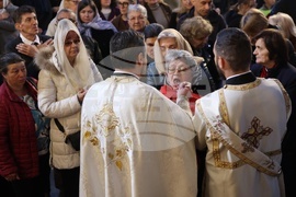 Holy Thursday - Service - Church of St, Nedelya - Sofia - Patriarch Daniil