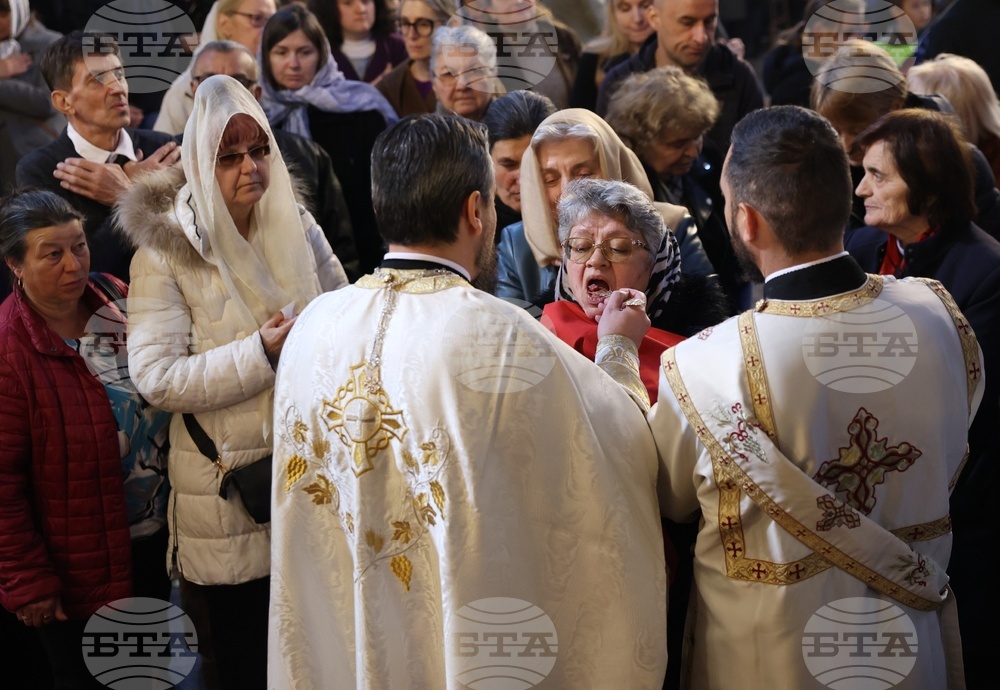 Holy Thursday - Service - Church of St, Nedelya - Sofia - Patriarch Daniil