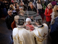 Holy Thursday - Service - Church of St, Nedelya - Sofia - Patriarch Daniil