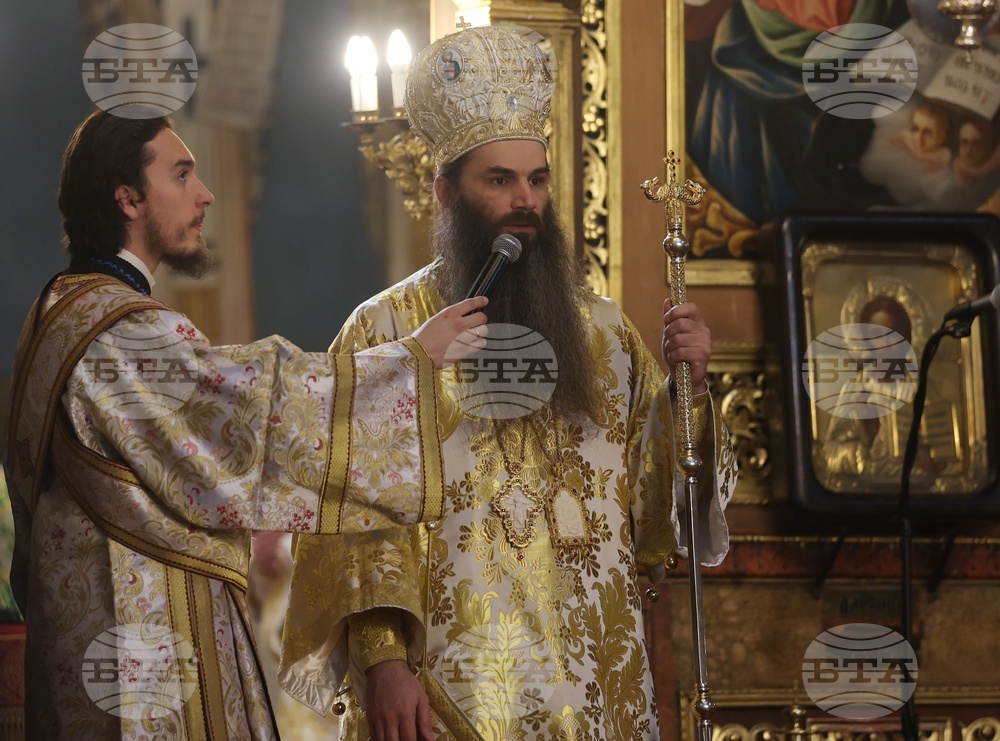 Holy Thursday - Service - Church of St, Nedelya - Sofia - Patriarch Daniil