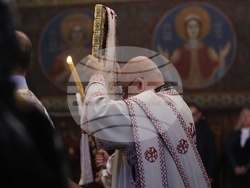 Holy Thursday - Service - Church of St, Nedelya - Sofia - Patriarch Daniil