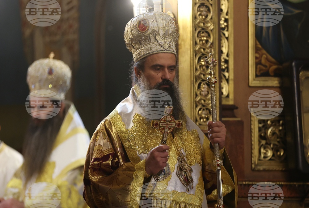 Holy Thursday - Service - Church of St, Nedelya - Sofia - Patriarch Daniil