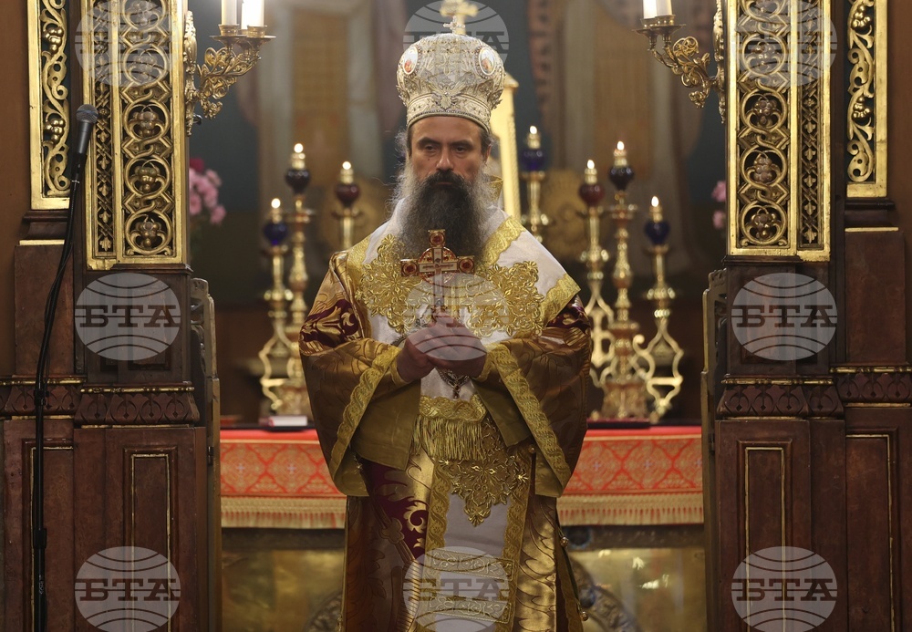 Holy Thursday - Service - Church of St, Nedelya - Sofia - Patriarch Daniil
