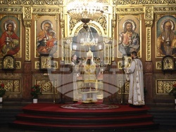 Holy Thursday - Service - Church of St, Nedelya - Sofia - Patriarch Daniil