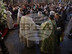 Holy Thursday - Service - Church of St, Nedelya - Sofia - Patriarch Daniil