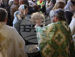 Holy Thursday - Service - Church of St, Nedelya - Sofia - Patriarch Daniil