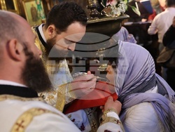 Holy Thursday - Service - Church of St, Nedelya - Sofia - Patriarch Daniil