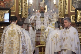 Holy Thursday - Service - Church of St, Nedelya - Sofia - Patriarch Daniil