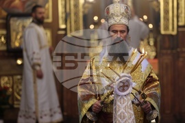 Holy Thursday - Service - Church of St, Nedelya - Sofia - Patriarch Daniil