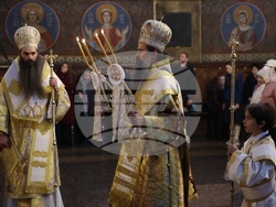 Holy Thursday - Service - Church of St, Nedelya - Sofia - Patriarch Daniil