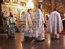 Holy Thursday - Service - Church of St, Nedelya - Sofia - Patriarch Daniil