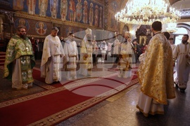 Holy Thursday - Service - Church of St, Nedelya - Sofia - Patriarch Daniil