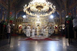 Holy Thursday - Service - Church of St, Nedelya - Sofia - Patriarch Daniil