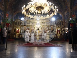 Holy Thursday - Service - Church of St, Nedelya - Sofia - Patriarch Daniil