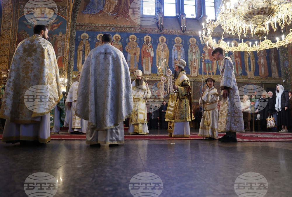 Holy Thursday - Service - Church of St, Nedelya - Sofia - Patriarch Daniil