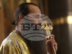 Holy Thursday - Service - Church of St, Nedelya - Sofia - Patriarch Daniil