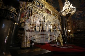 Holy Thursday - Service - Church of St, Nedelya - Sofia - Patriarch Daniil
