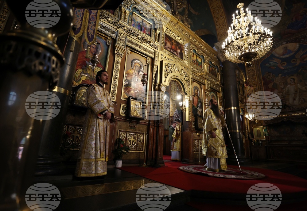 Holy Thursday - Service - Church of St, Nedelya - Sofia - Patriarch Daniil