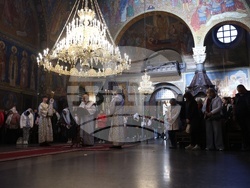 Holy Thursday - Service - Church of St, Nedelya - Sofia - Patriarch Daniil